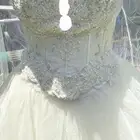 فستان عروسه ابيض بجيبونه ب350 ريال