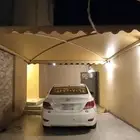 تركيب مظلات السيارات والستائر