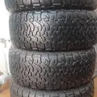 طقم كفرات نضيفة مقاس حجري وادواي معا جنوط شبه جديد برايد