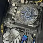 كيس بي سي ومعالج Ryzen 3 3100 و مذربورد وباورسبلاي