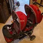 عربة اطفال توأم