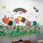 رسوم جدار مدرسه استراحة مزرعته