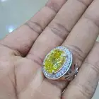 خاتم فضه بحجر زركون