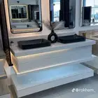 مغسلة رخام صناعي تفصيل وتركيبها