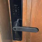 قفل ذكي جوده وقوة في التحمل اطرافه استيل يوجد تركيب لدينا