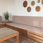 طقم كنب خشب