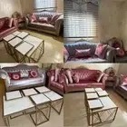 طقم كنب وطاولات وستارة(مكة)