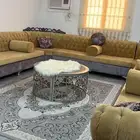 كنب 4 5 مع الفرشه والطاوله نظيف