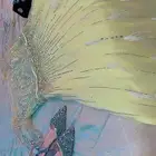 للبيع فستان سهرات استخدام مره واحده لون اصفر