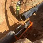 تركيبات و لحام انابيب البولي ايثيلين HDPE pipe welding