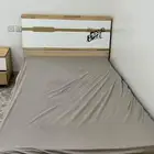 غرفه نوم 4 قطع دولاب سرير كمودينا مكتب نظيفه نظيفه