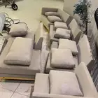 كنب جديد استخدام شهرين خمس قطع ومعه ابجوره