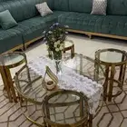 كنب للبيع مع الطاولة والفرشة