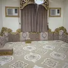 سجاد مع ستاير مع مساند مع طاوله للبيع
