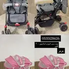 دراجه اطفال جديده وسرير