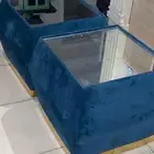 سرير ل شخصين وطاولتين