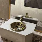 مغسلة رخام جديده و طاولة طعام رخام
