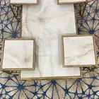 طاولات ذهبي مع رخام ماربل للبيع