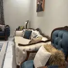 للبيع كنب كامل شبه جديد