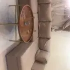 صاله جلوس للبيع ( كنب Lوطاولة قهوه وستاره وطاولة طعام )