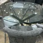طاولة طعام اخت الجديدة مع 6 كراسي