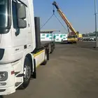 لوبد وتريلات نقل معدات ثقيلة نقل بايبات مواسير تصريح مينا