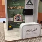 تصنيع بوثات خشب و معارض