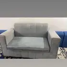 للبيع كنبة نفرين اللون رمادي