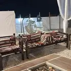 مخيم نوق للا يجار الموقع طريق المطار يتكون من 2 الاول -بيت