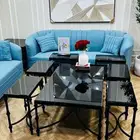 طاولات زجاج يتوفر لدينا تفصيل على الطلب