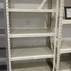 ارفف مستودع باللون الابيض 120 50