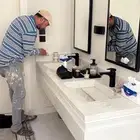 مغاسل رخام طبيعي وصناعة ومطبخ وطولات مع التركيب