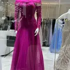 فستان وردي للبيع