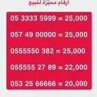رقم مميز خماسي وسداسي