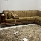 كنب 4 في 5 مع 5 مراكي مع ستارة وكامل ملحقاتها