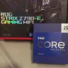 للبيع معالج i9 13900k مذربوردAsus z790-e gaming