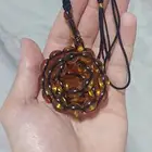 مسباح فاتوران شفاف عسلي خامة و خراطة تركية