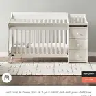 سرير أطفال 3 مستويات مع أدراج و منطقة غيار