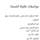 طاولات ارضيه