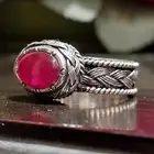 خاتم ملكي اوبال احمر نادر