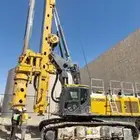 ماكينة حفر خوازيق جاهزة للعمل بالمشاريع