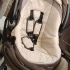 عربية مع كرسي وحامل بيبي وشنطة وجلاسة