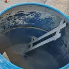 Blue Portable Concrete Mixer for Sale. In good working condi