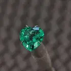 زمرد كولومبي شكل قلب 5 قيراط