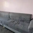 طقم كنب حرف L نظيف مستعمل