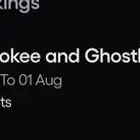 تذاكر ghostly kisses السعر 550