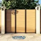 تصميم وتنفيذ اسوار ديكورية بديل الخشب (WPC)