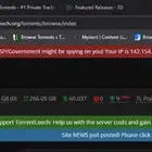 دعوات لمواقع torrentday و iptorrents و torrentleech