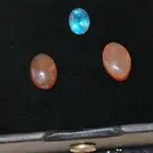 خاتم احجار كريمة عقيق ياقوت توباز
