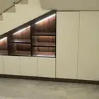 تفصيل ديكور تحت الدرج وارفف ومخازن